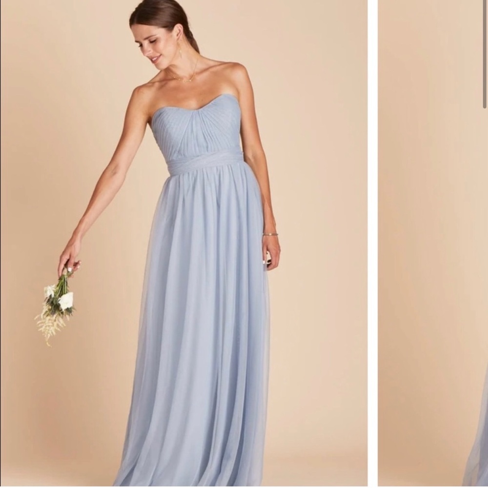 Birdy Grey Dusty Blue Convertible Dress Christina Style